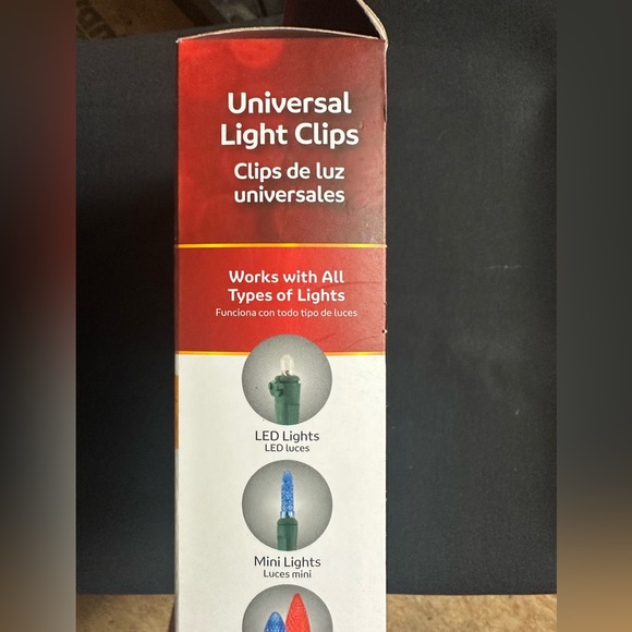 🌸 $3 if bundled Universal Light Clips for gutters shingles & tile 100 Clips NWT - Picture 4 of 12